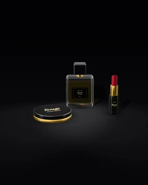 Beauty set · Black mockup