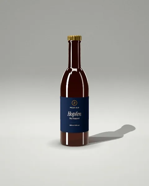 Beer bottle · Light studio · front mockup
