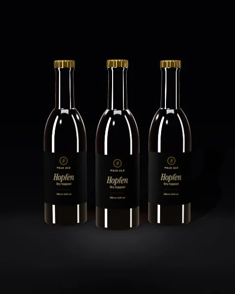 Beer trio · Black mockup