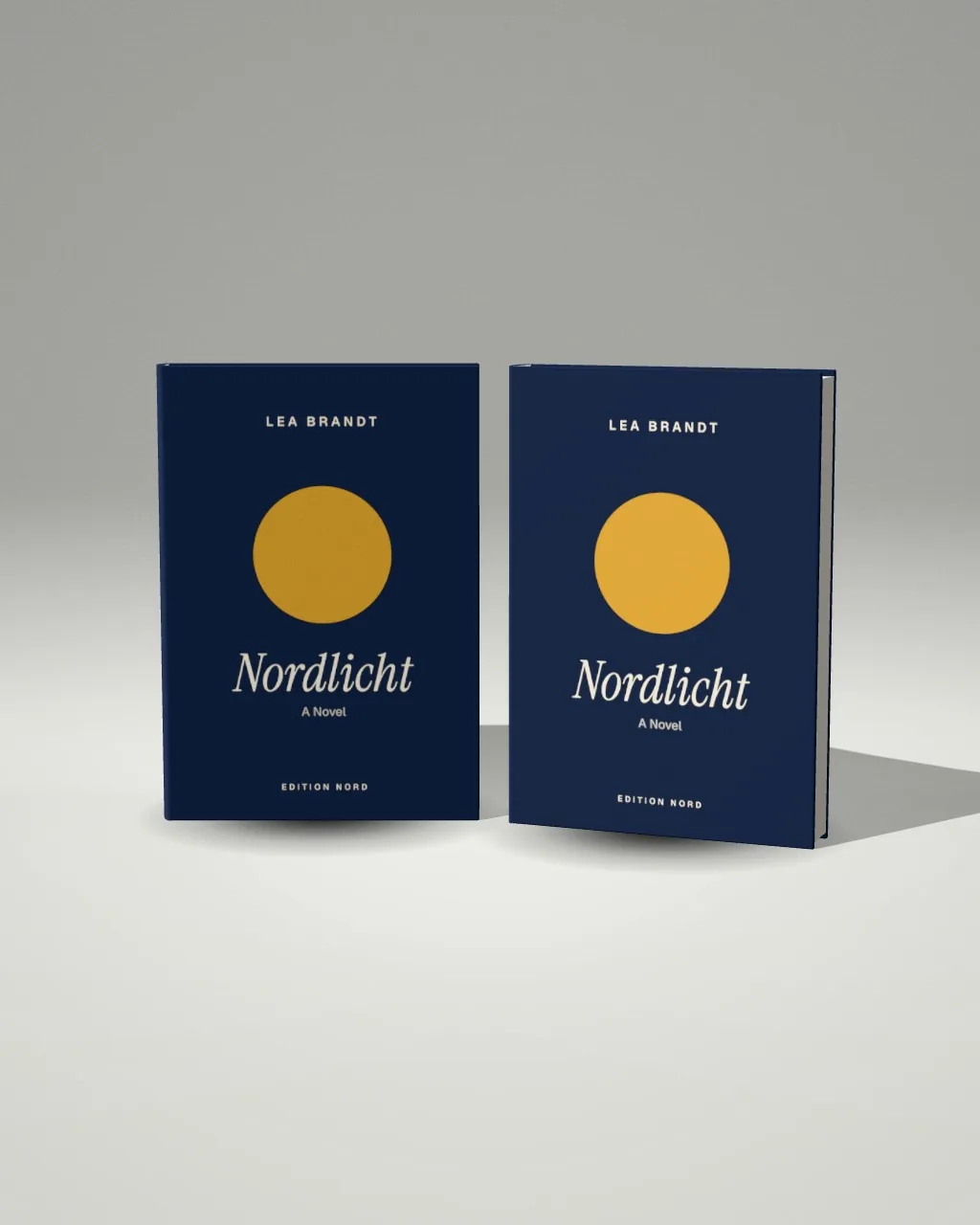 Book duo · Light studio mockup