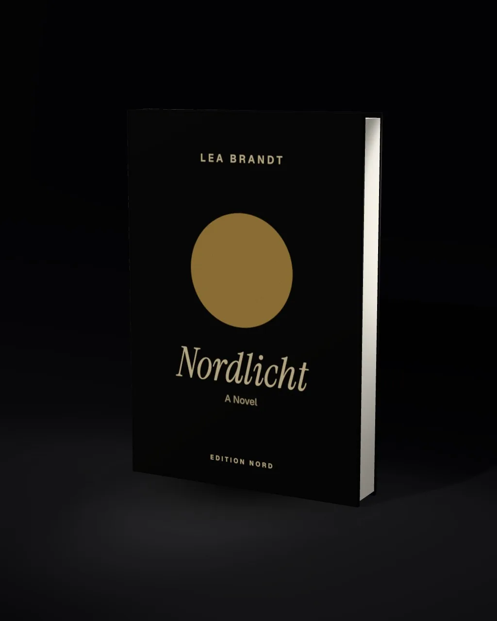 Hardcover book · Black · 3/4 mockup