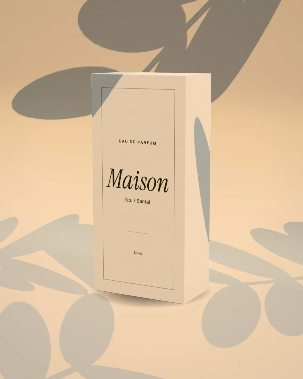 Folding box · Sunlight · 3/4 mockup
