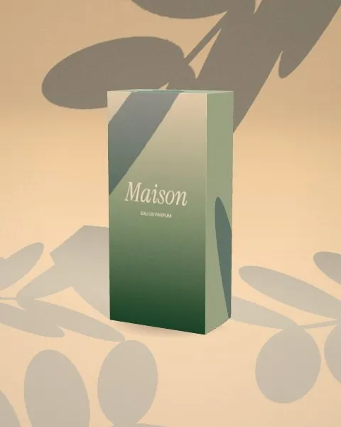 Folding box · Sunlight · 3/4 mockup