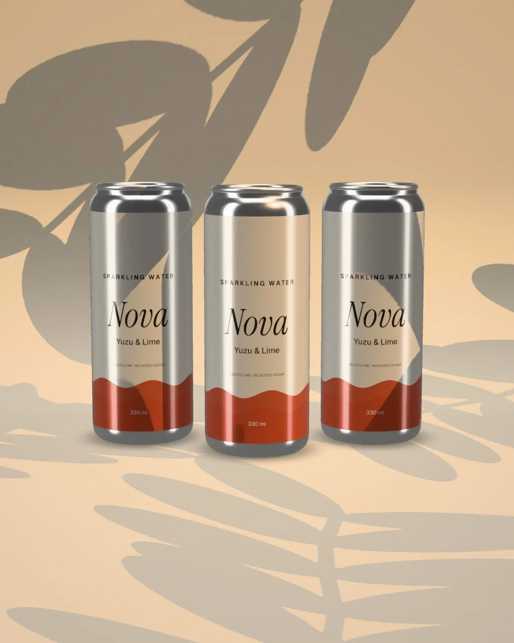 Can trio · Sunlight mockup
