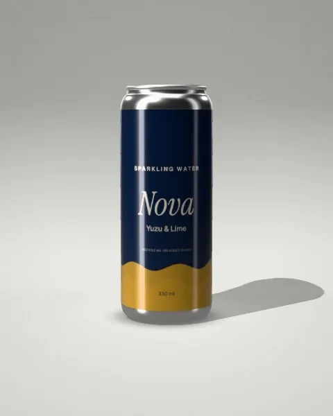 Slim can · Light studio · front mockup