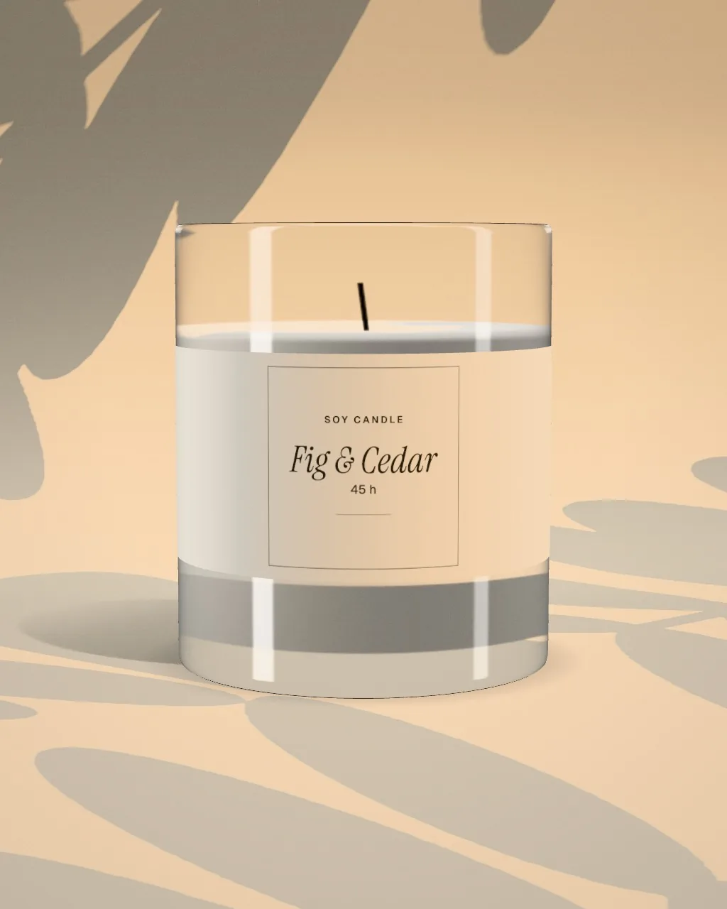 Scented candle · Sunlight · front mockup