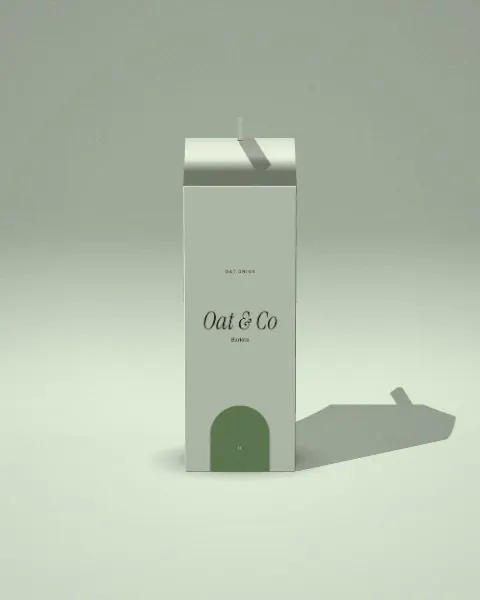 Drink carton · Sage · front mockup