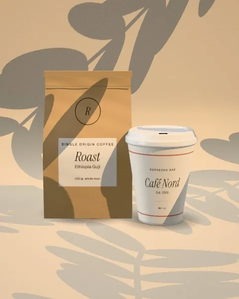 Coffee set · Sunlight mockup