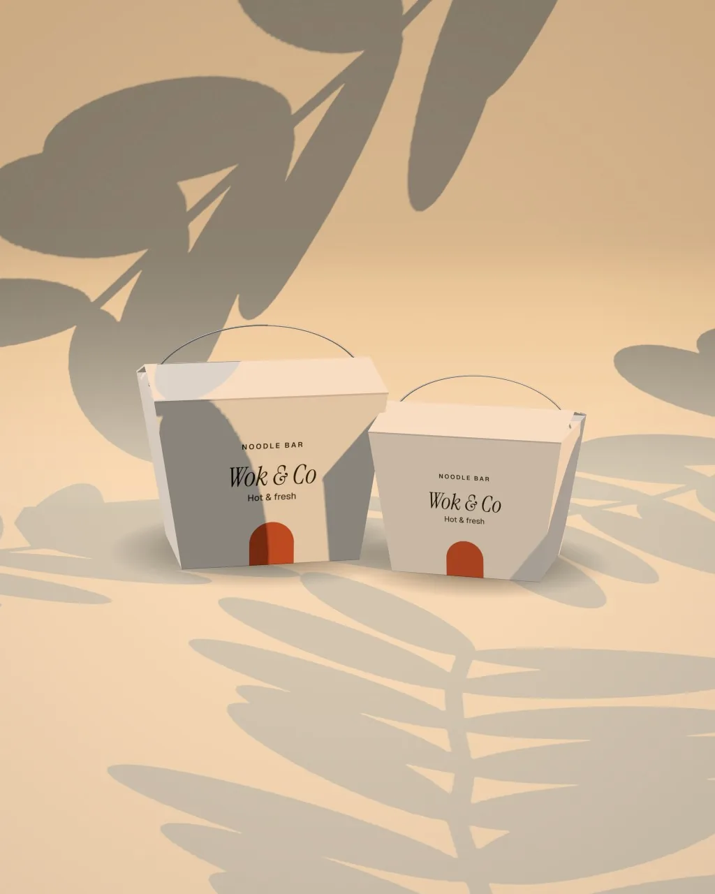 Takeaway duo · Sunlight mockup