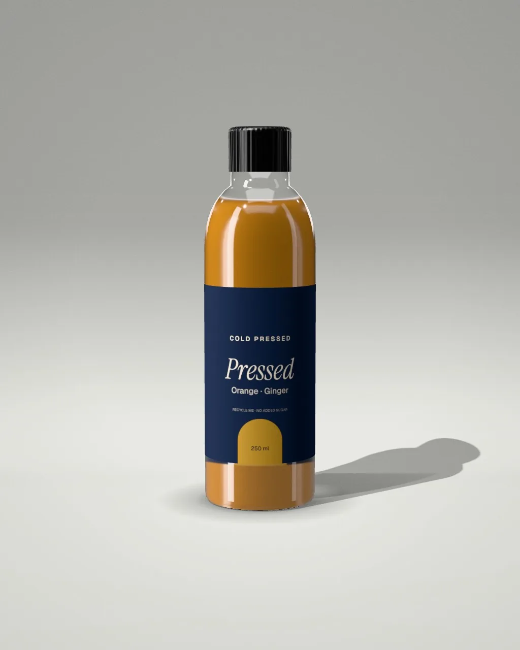 Juice bottle · Light studio · front mockup