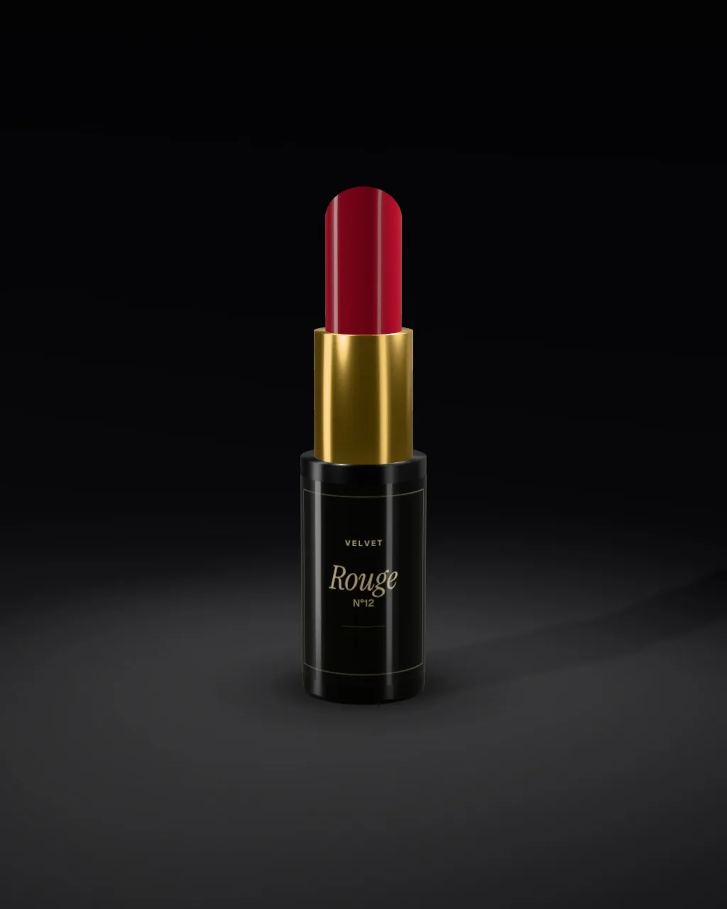Lipstick · Black · 3/4 mockup