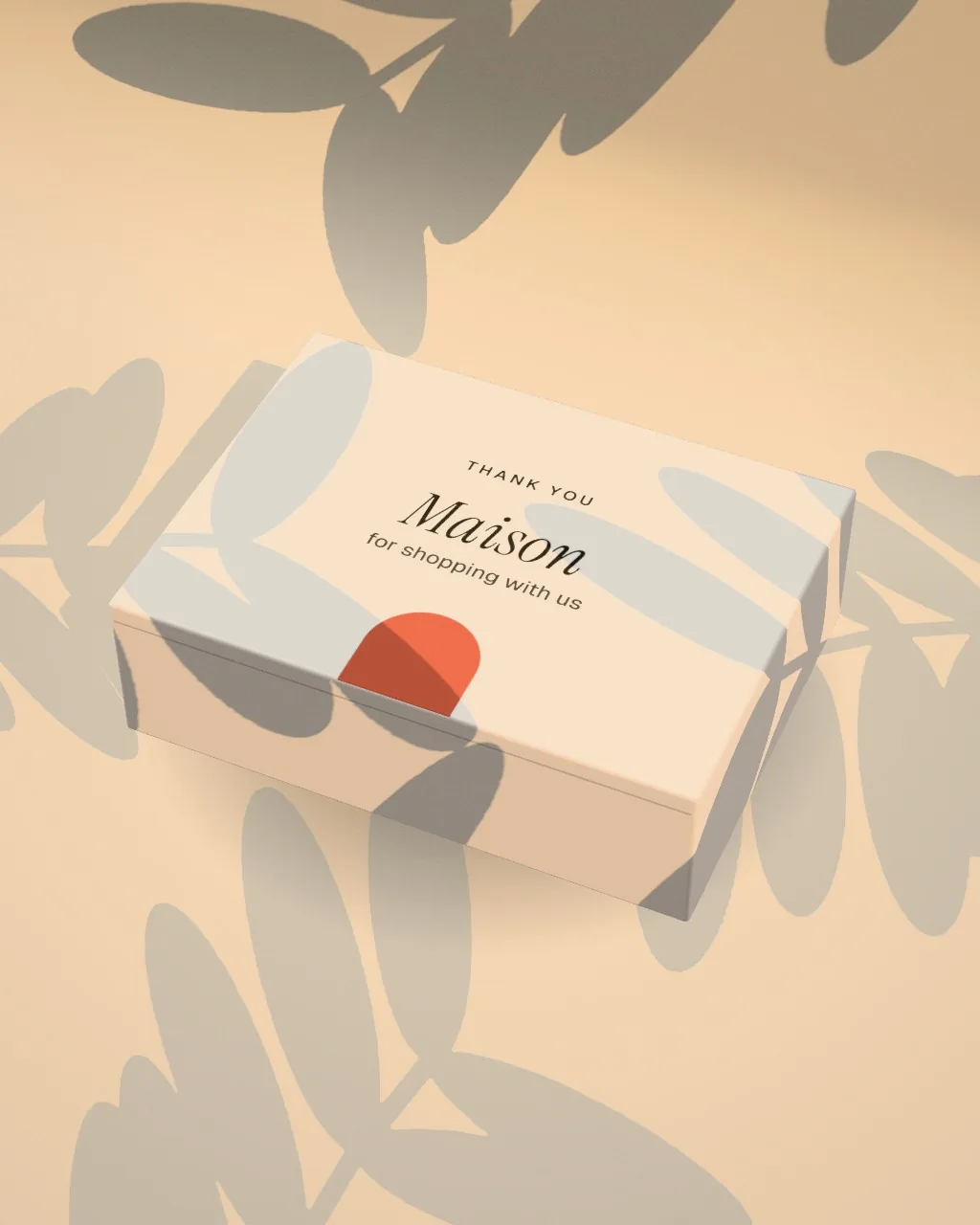 Mailer box · Sunlight · angled mockup