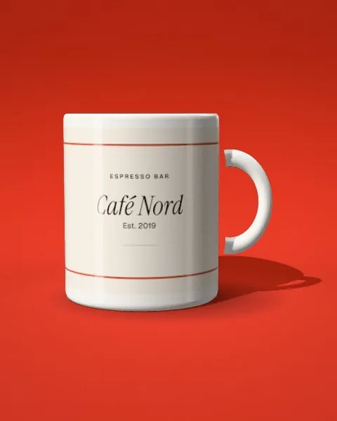 Mug · Red · front mockup