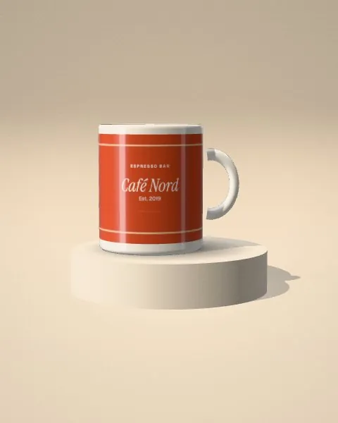 Mug · Sand plinth · front mockup