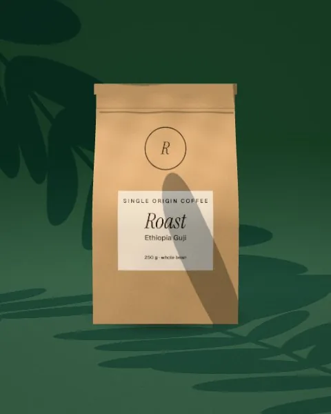 Stand-up pouch · Forest green · front mockup