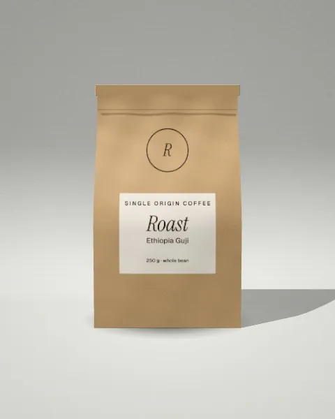 Stand-up pouch · Light studio · front mockup