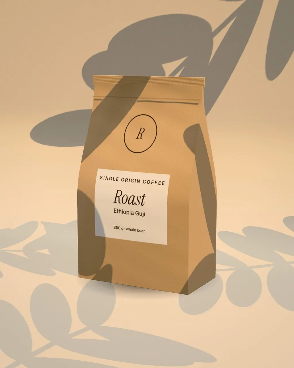 Stand-up pouch · Sunlight · 3/4 mockup