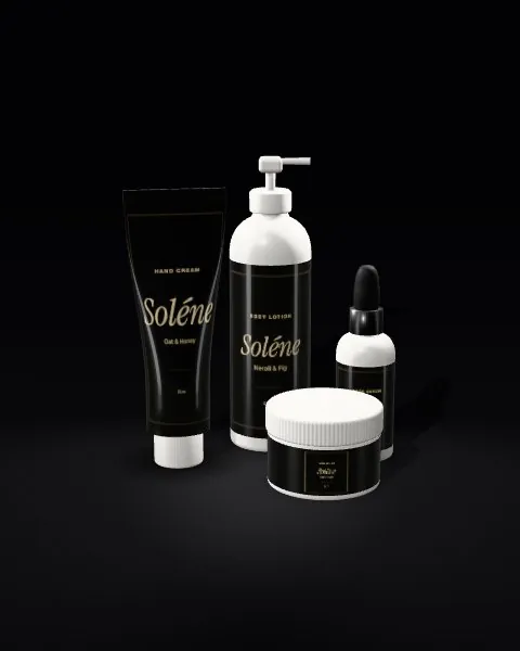 Skincare set · Black mockup