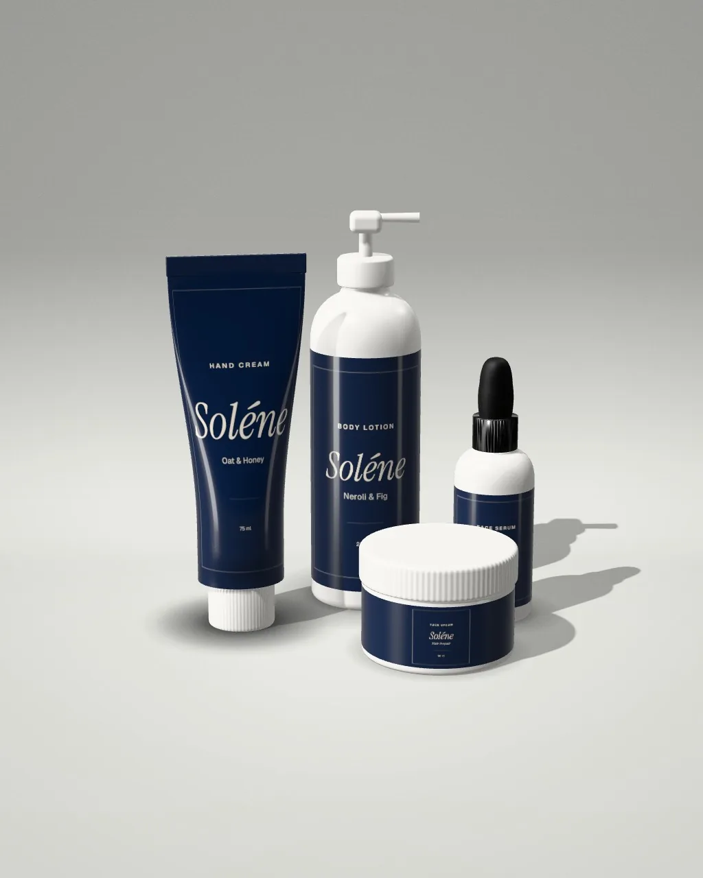 Skincare set · Light studio mockup