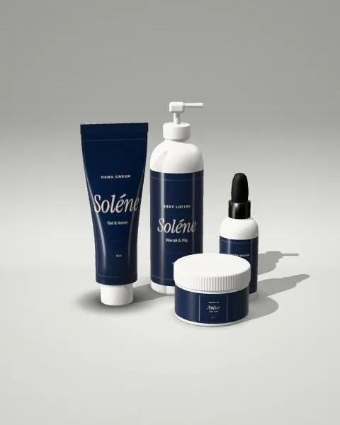Skincare set · Light studio mockup