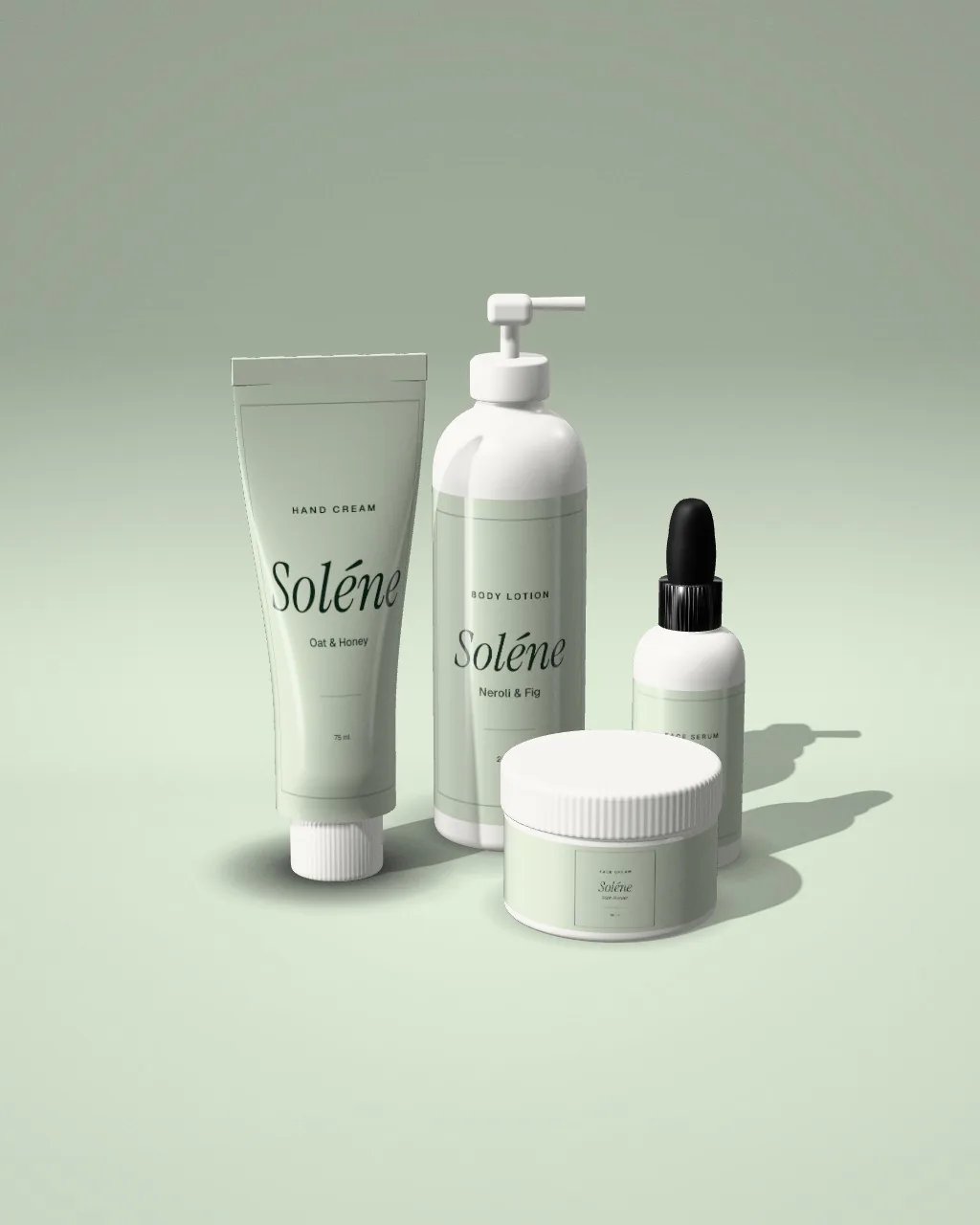Skincare set · Sage mockup