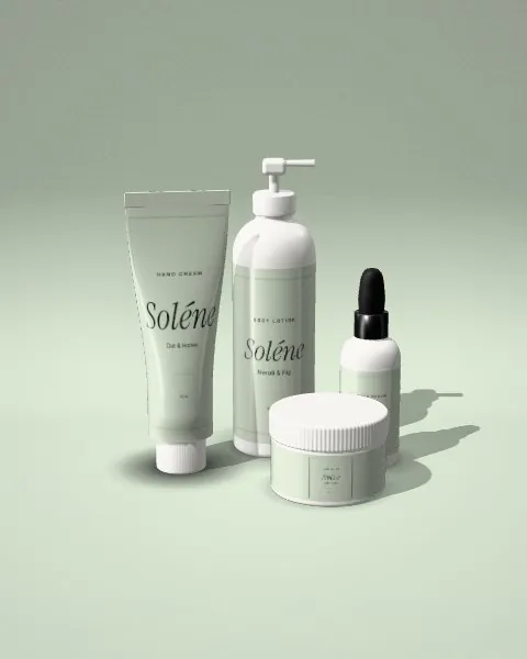 Skincare set · Sage mockup