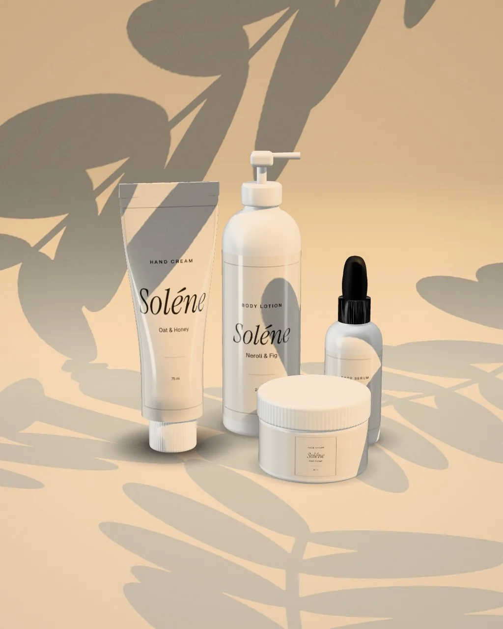 Skincare set · Sunlight mockup