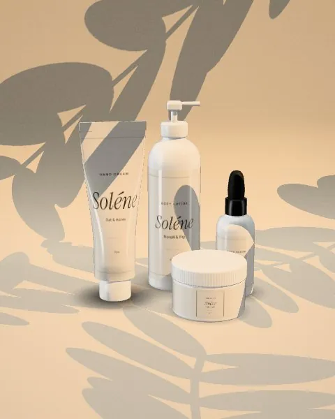 Skincare set · Sunlight mockup