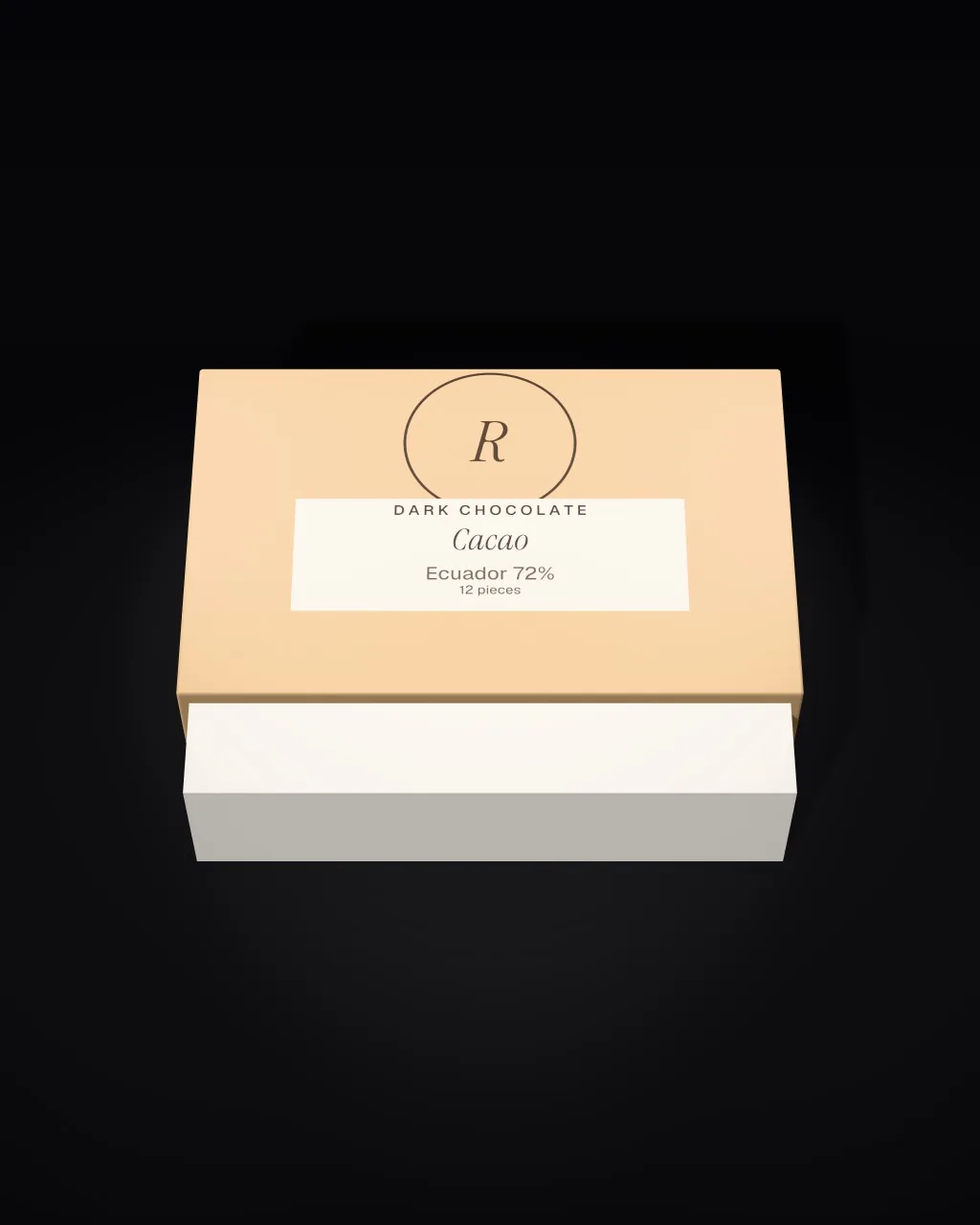 Slide box · Black · from above mockup