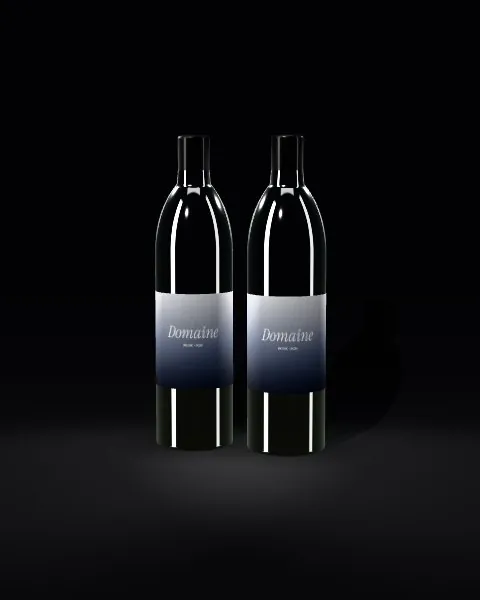 Wine duo · Black mockup