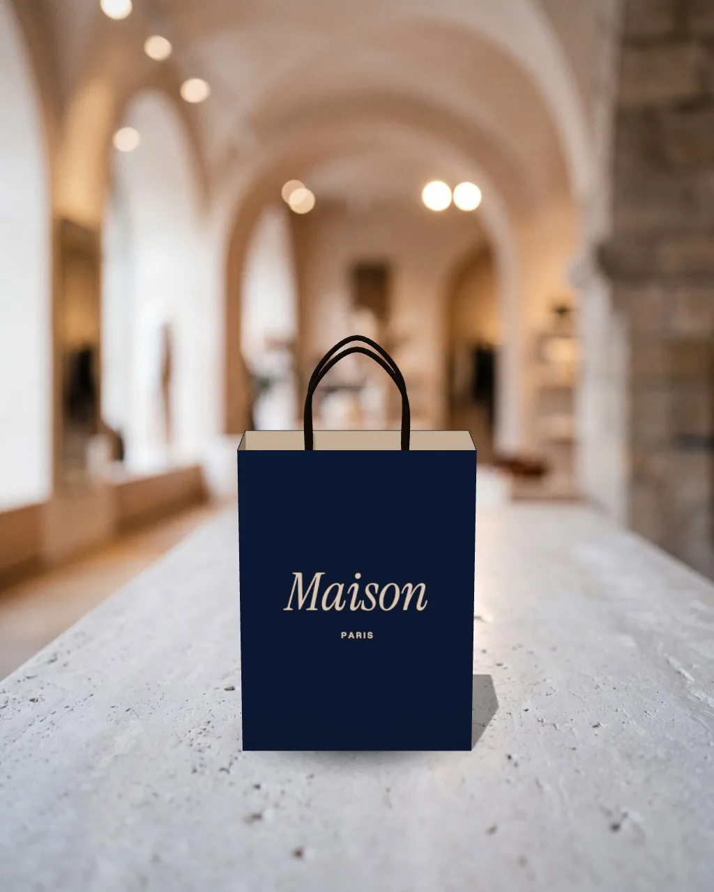 Paper bag · Boutique mockup