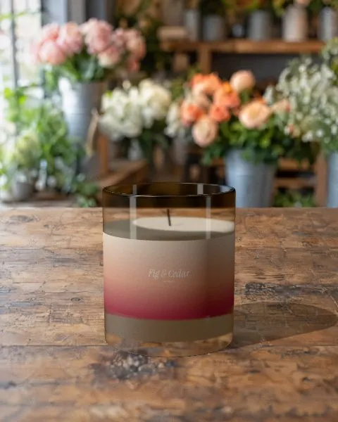 Scented candle · Florist mockup