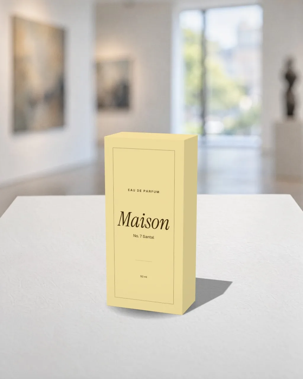 Folding box · Gallery mockup