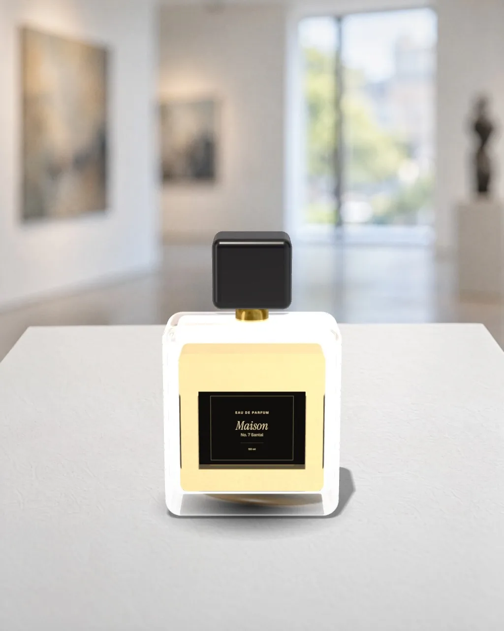Perfume bottle · Gallery mockup