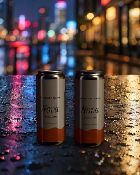 Set · Neon night mockup