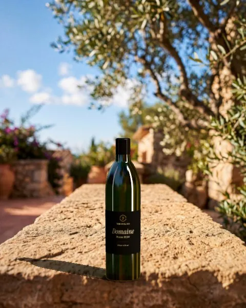 Wine bottle · Terrace mockup
